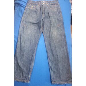 Vintage Rocawear Baggy Embroidered Double Stich Denim Jeans Pants Men's 36 Y2K